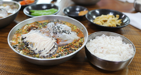 공천포식당 음식 사진