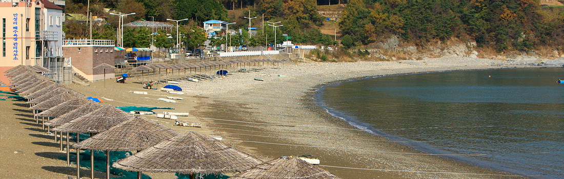 만성리 검은 모래 해변 (1)